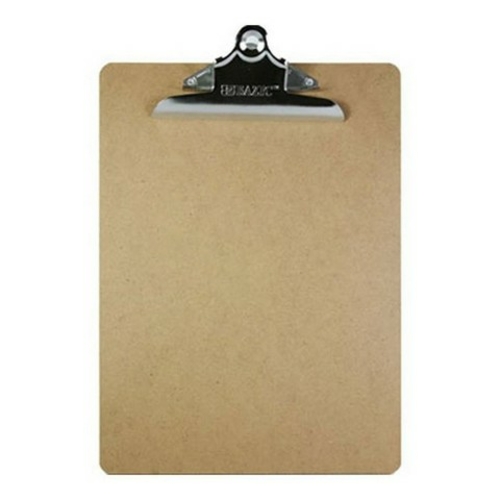 Main Bazic 1803  Standard Size Hardboard Clipboard w/ Sturdy Spring Clip Ca image