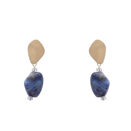 Blue Dainty Ivory Dangle Earrings Drops & Danglers for women