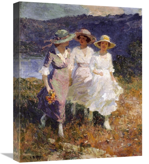 Global Gallery GCS-268398-22-142 22 in. Walking in the Hills Art Print