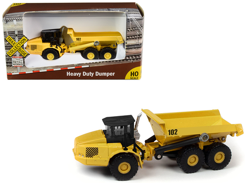 Classic Metal Works TC101B Heavy Duty Dumper Truck Yellow TraxSide Col