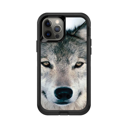 MightySkins OTDIP12-Wolf Skin for Otterbox Defender iPhone 12 & 12 Pro
