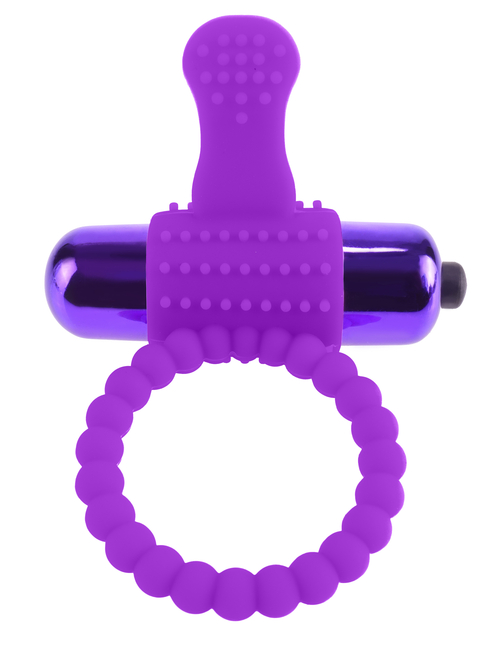 Fantasy C-Ringz Vibrating Silicone Super Ring  Purple