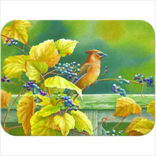 McGowan  Tuftop Cedar Waxwing Cutting Board- Small