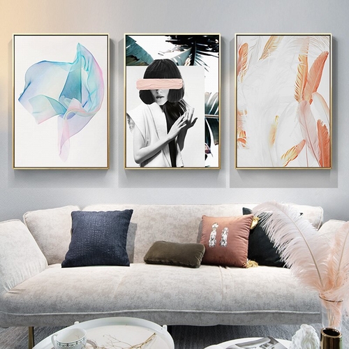Modern Poster Abstract Image Canvas