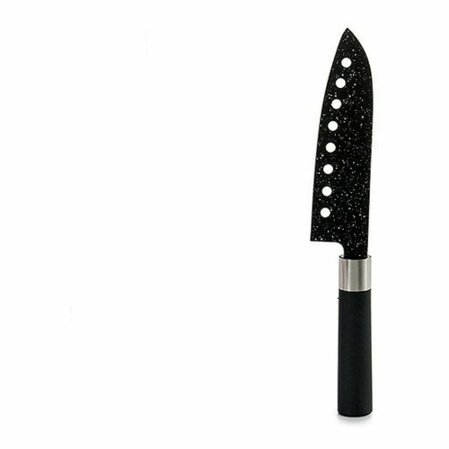 Kitchen Knife Silver Black Stainless steel Plastic