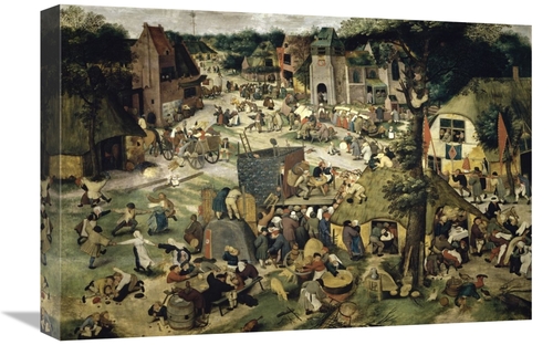 Global Gallery GCS-281799-22-142 22 in. Village Celebration - I Art Pr