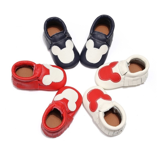Baby Moccasins Genuine Leather Baby Shoes Fringe