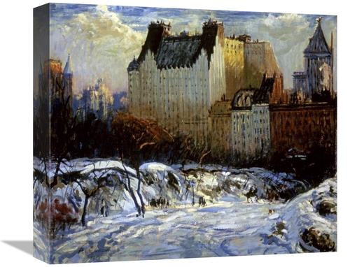 Global Gallery GCS-282140-16-142 16 in. A View of the Plaza From Centr