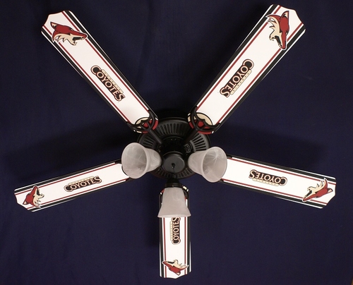 Ceiling Fan Designers 52FAN-NHL-PHX 52 in. NHL Phoenix Coyotes Ceiling