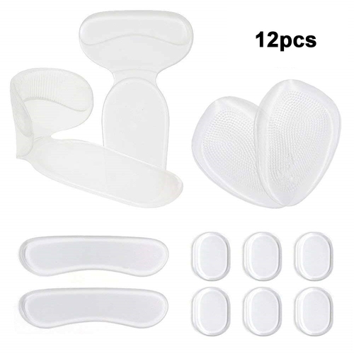 12pcs Tool Blister Prevention Heel Grips Set
