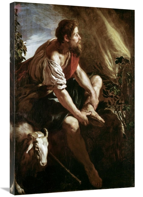 Global Gallery GCS-277543-36-142 36 in. Moses Before a Burning Bush Ar