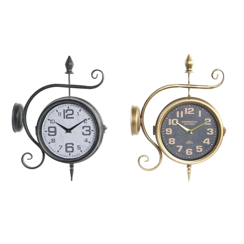 Wall Clock DKD Home Decor Station 29 x 10 x 39,5 cm Iron Vintage (2