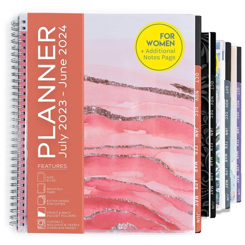 Aesthetic Planner 2023 2024 Academic Year (July 2023   June 2024)  