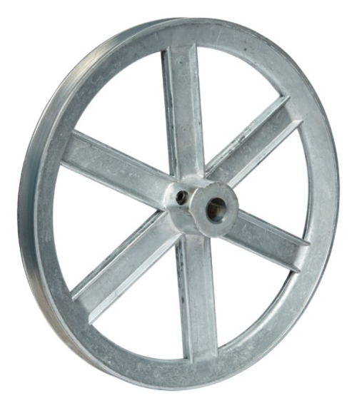 Chicago Die Casting 800A5 8 x 0.5 in. SingleV Grooved Pulley
