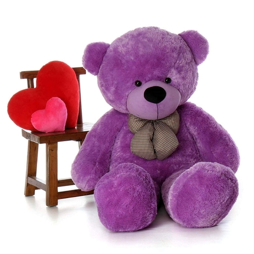Softness Long Soft Lovable Huggable Teddy Bear Purple