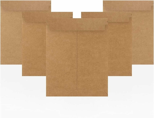 Amiff Pack of 100 Kraft Rigid Mailers 9.75 x 12.25 Paperboard Recycled