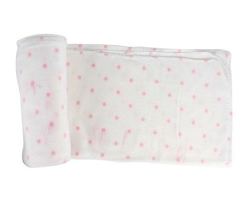 Printed Polar Fleece Throw Blanket Spots