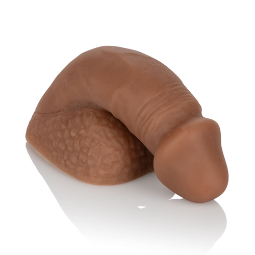 Packer Gear 4" Silicone Packing Penis -Brown