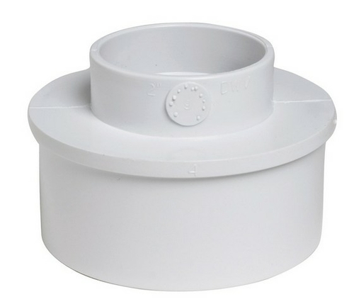 Plastic Trends P1205 4 x 2 in. Adapter Blushing