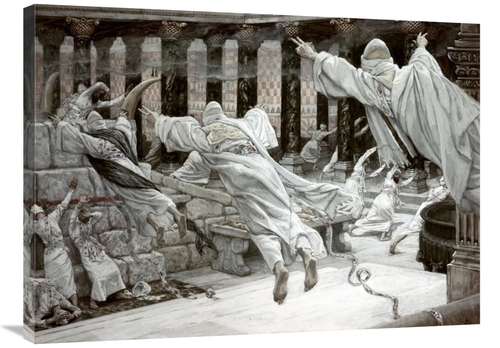 Global Gallery GCS-280278-36-142 36 in. Dead Appear at the Temple Art 