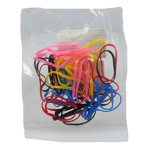 Rubber Hair Bands Xanitalia Multicolour Large (40 pcs)
