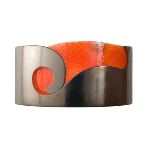 A19 RE107-GM-FR reFusion Ripcurl Wall Sconce Gunmetal and Fire