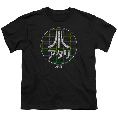 Trevco ATRI102-YT-4 Atari Japanese Grid-S by S Youth Short Sleeve Shir