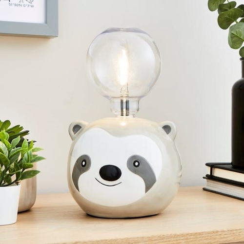 Sloth Animal Head Table Lamp