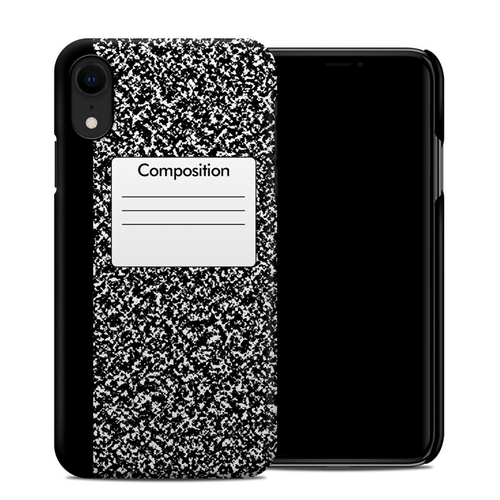 DecalGirl AIPXRCC-COMPNTBK Apple iPhone XR Clip Case - Composition Not