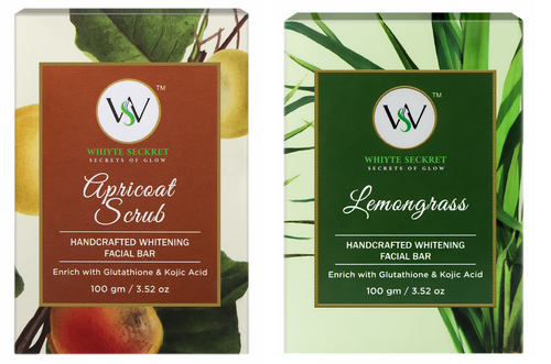 Apricoat Sarub & Lamongrass Facial Soap Bar Pack of 2
