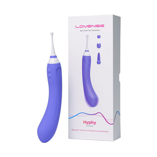 Lovense Hyphy Bluetooth Remote-Controlled Dual-End Vibrator Clitoral