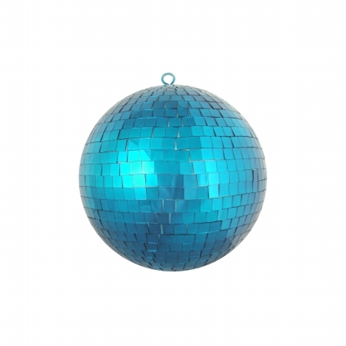 Northlight Seasonal 11198750 Peacock Blue Mirrored Glass Disco Ball Ch