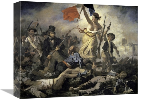 Global Gallery GCS-277372-16-142 16 in. Liberty Leading the People Art