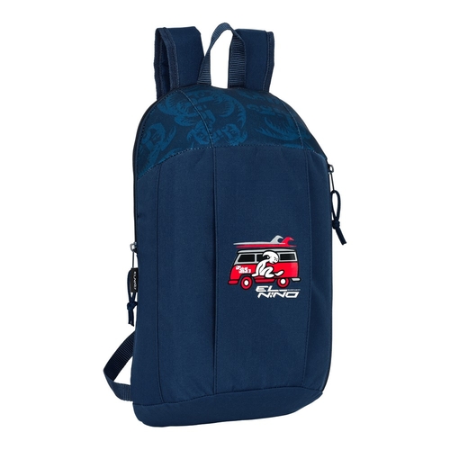 Casual Backpack El Niño Van trip Navy Blue (22 x 39 x 10 cm)