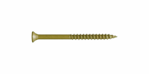 Fastenmaster 5915830 3.5 in. Phillips & Square Bugle Head Gold Steel D