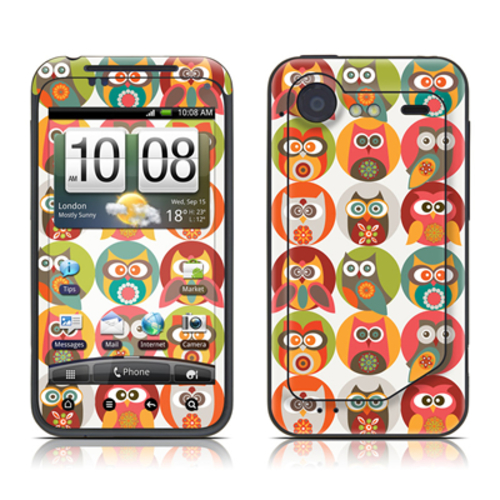 DecalGirl HIRS-OWLFMLY HTC Incredible S Skin - Owls Family