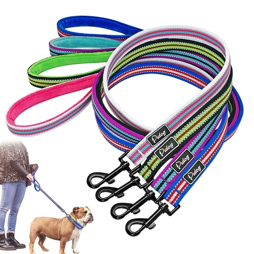 4 Colors Dog Leash Lead Nylon Reflective Pet Puppy