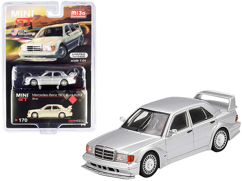 Mercedes Benz 190E Evolution II Silver Limited Edition to 2400 pieces