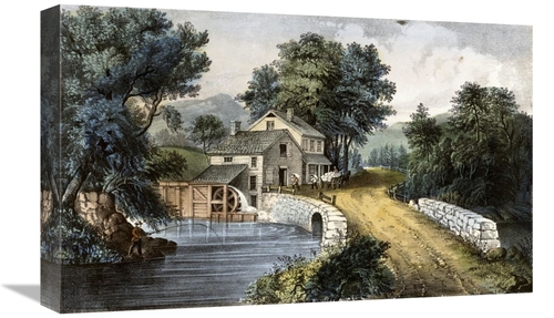 Global Gallery GCS-277200-22-142 22 in. Roadside Mill Art Print - Curr