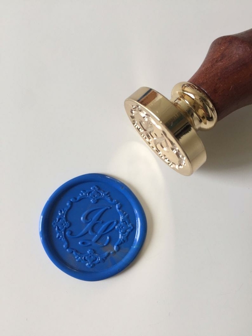 Wedding Wax Seal Stamp with initials