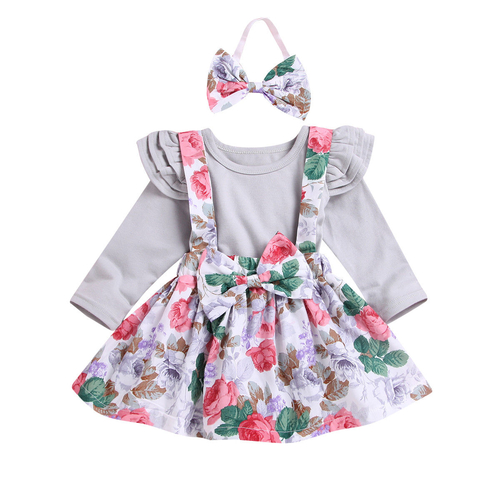 Toddler Baby Girls Princess Sweet Autumn Clothes