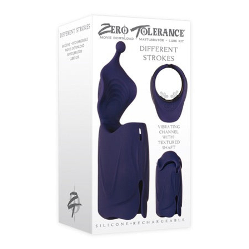 Zero Tolerance Different Strokes Rechargeable Vibrating Silicone