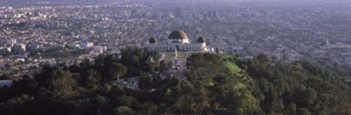 Panoramic Images PPI125058L Observatory on a hill with cityscape in th