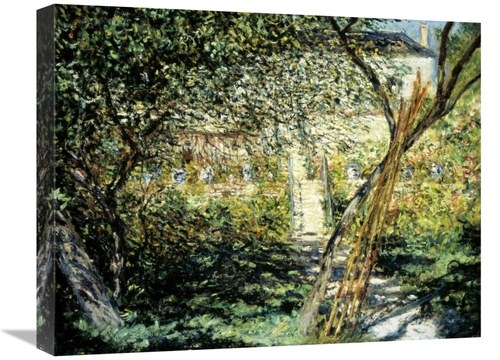 Global Gallery GCS-278714-22-142 22 in. The Garden of Vetheuil - Le Ja