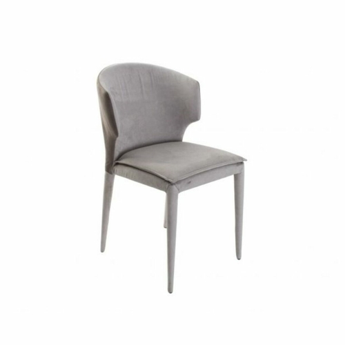 Chair DKD Home Decor Grey Multicolour Light grey 50 x 56 x 80 cm