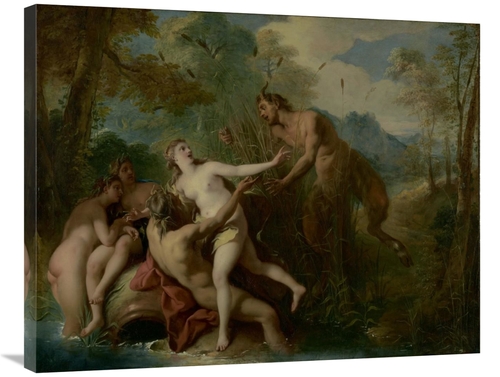 Global Gallery GCS-460053-2835-142 28 x 35 in. Pan & Syrinx Art Print 