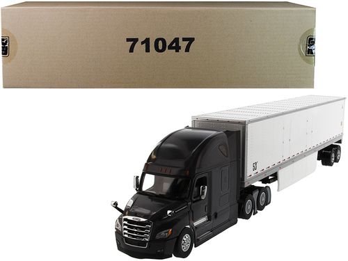 Diecast Masters 71047 Freightliner New Cascadia Sleeper Cab Black with