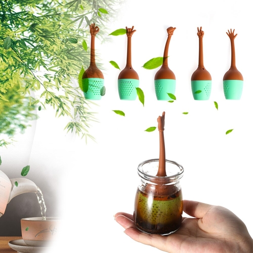 1PCSilicone Strainer Herbal Spice Holder Brewing