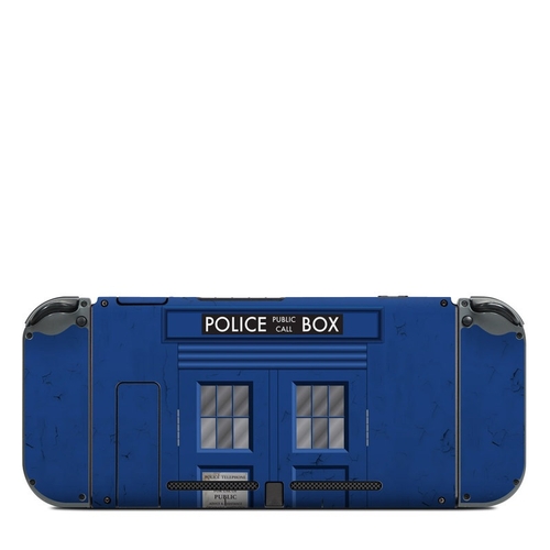 DecalGirl NSB-POLICEBOX Nintendo Switch Console Back Skin - Police Box