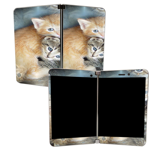 MightySkins MISURDUO-Kittens Skin for Microsoft Surface Duo - Kittens